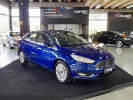 FORD - FOCUS - 2015/2016 - Azul - R$ 64.900,00